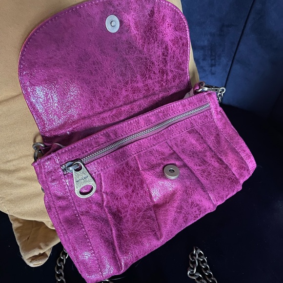 Matt and Nat - Vance Stardust Studded Bag in Magenta - Picture 3 of 5